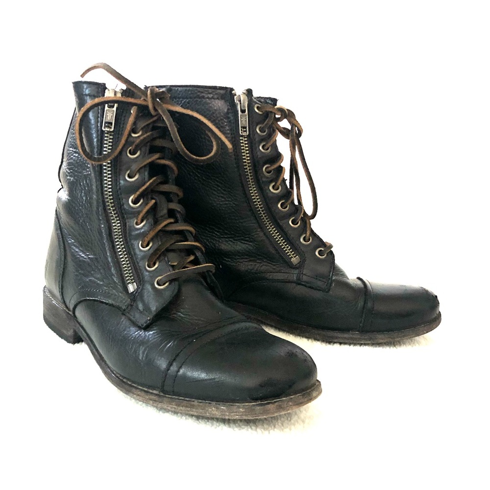 Frye Black Combat/Winter Boots Sz 8.5